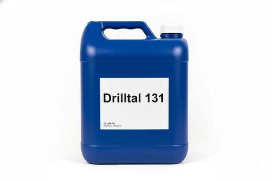 jerrycan 25leter blauw met label Drilltal 131
